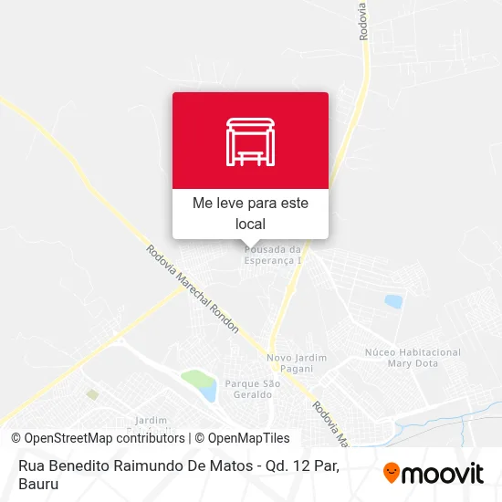 Rua Benedito Raimundo De Matos - Qd. 12 Par mapa
