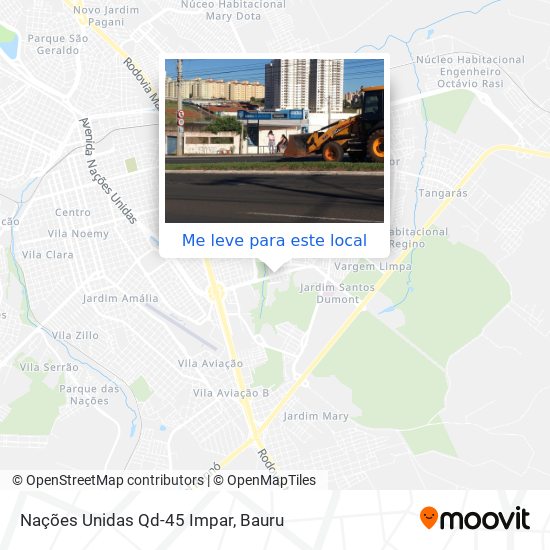 Nações Unidas Qd-45 Impar mapa