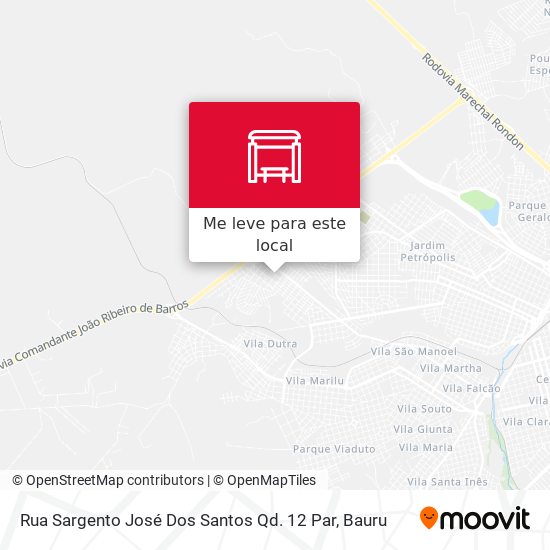 Rua Sargento José Dos Santos Qd. 12 Par mapa