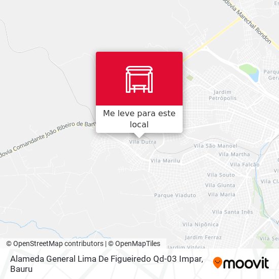 Alameda General Lima De Figueiredo Qd-03 Impar mapa