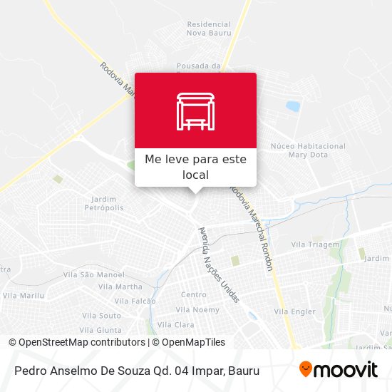 Pedro Anselmo De Souza Qd. 04 Impar mapa