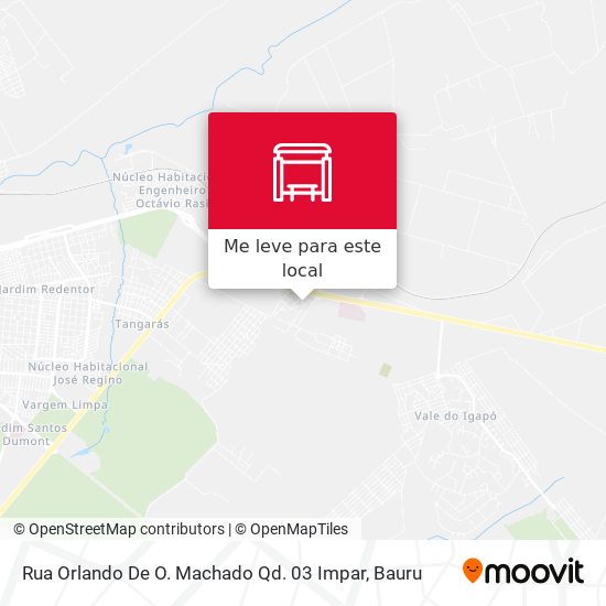 Rua Orlando De O. Machado  Qd. 03 Impar mapa