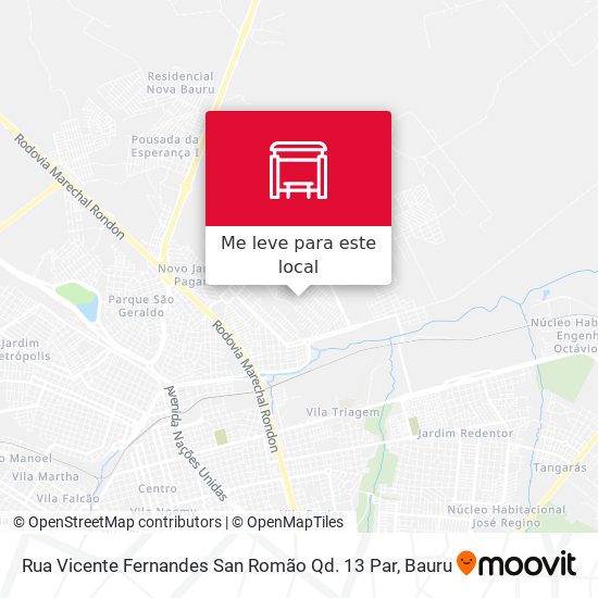 Rua Vicente Fernandes San Romão Qd. 13 Par mapa