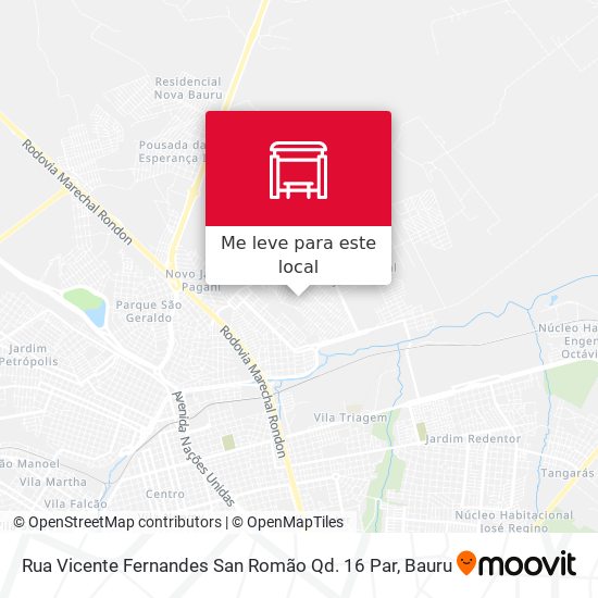 Rua Vicente Fernandes San Romão Qd. 16 Par mapa