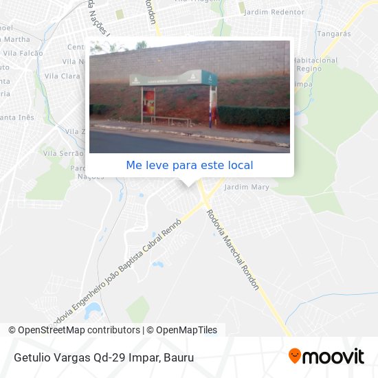 Getulio Vargas Qd-29 Impar mapa