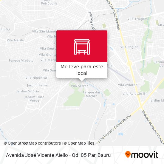 Avenida José Vicente Aiello -  Qd. 05 Par mapa