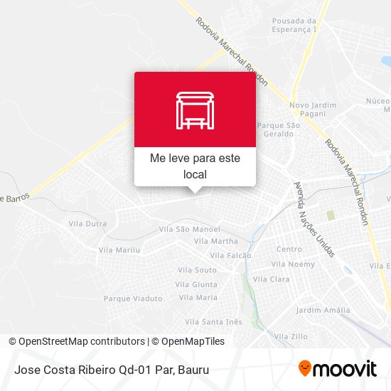 Jose Costa Ribeiro Qd-01 Par mapa