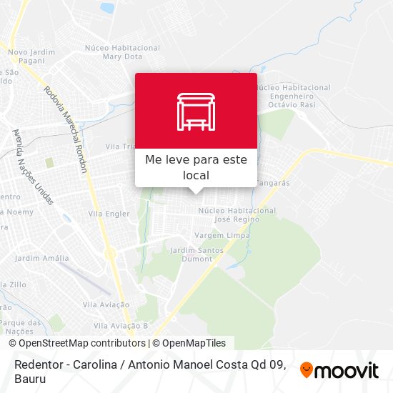 Redentor - Carolina / Antonio Manoel Costa Qd 09 mapa