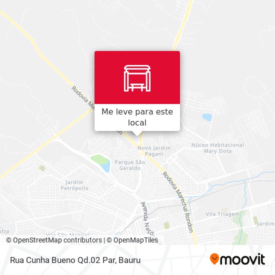 Rua Cunha Bueno Qd.02 Par mapa