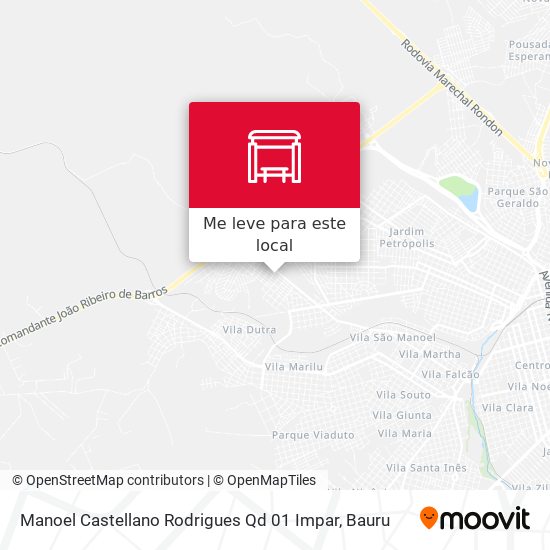 Manoel Castellano Rodrigues Qd 01 Impar mapa