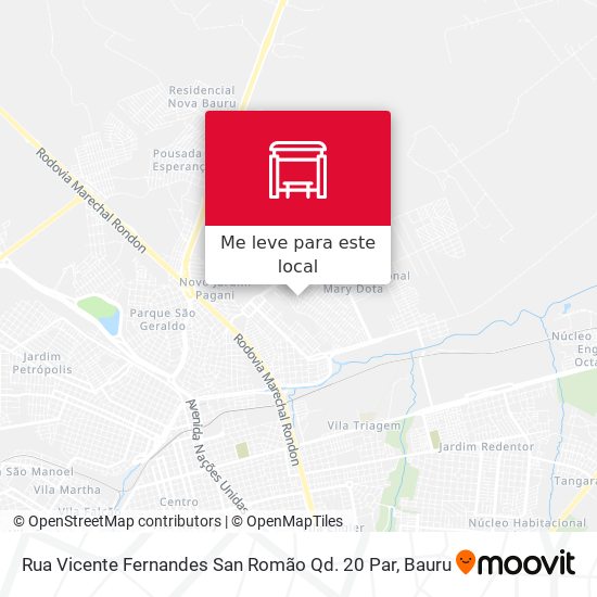 Rua Vicente Fernandes San Romão Qd. 20 Par mapa