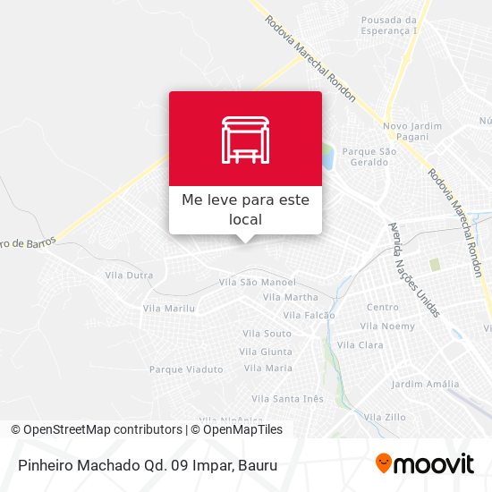 Pinheiro Machado Qd. 09 Impar mapa