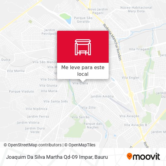 Joaquim Da Silva Martha Qd-09 Impar mapa