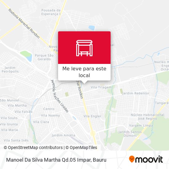 Manoel Da Silva Martha Qd.05 Impar mapa