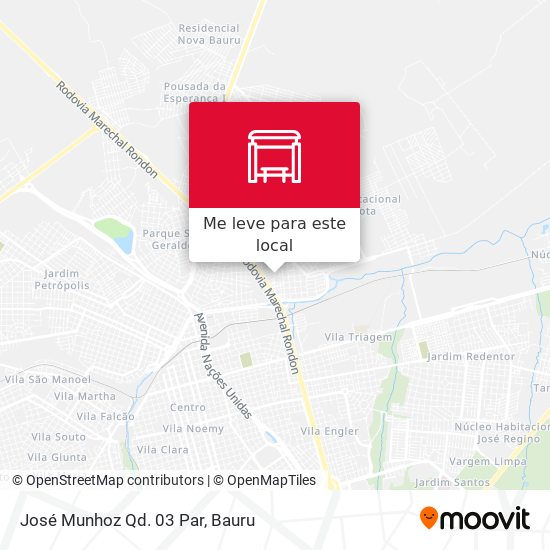 José Munhoz Qd. 03 Par mapa