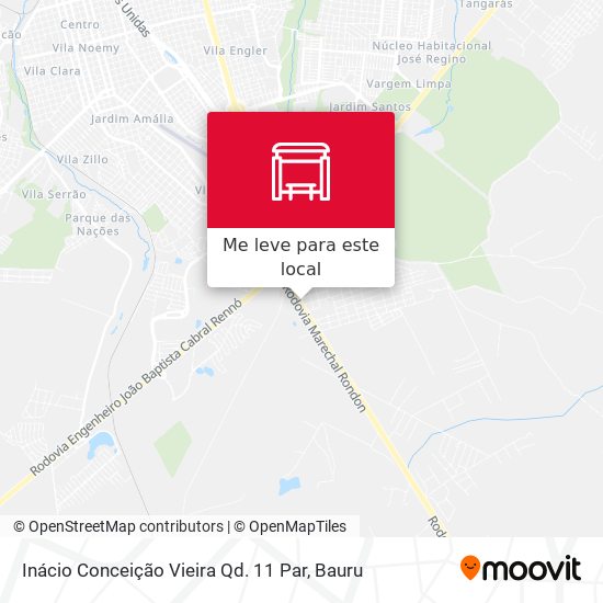 Inácio Conceição Vieira Qd. 11 Par mapa