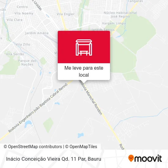 Inácio Conceição Vieira Qd. 11 Par mapa