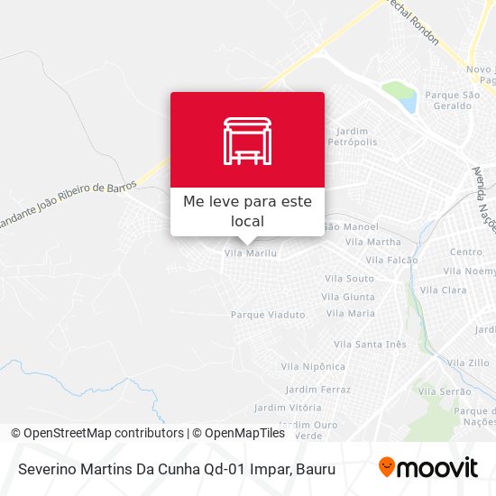Severino Martins Da Cunha Qd-01 Impar mapa