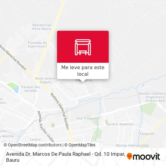 Avenida Dr. Marcos De Paula Raphael - Qd. 10 Impar mapa