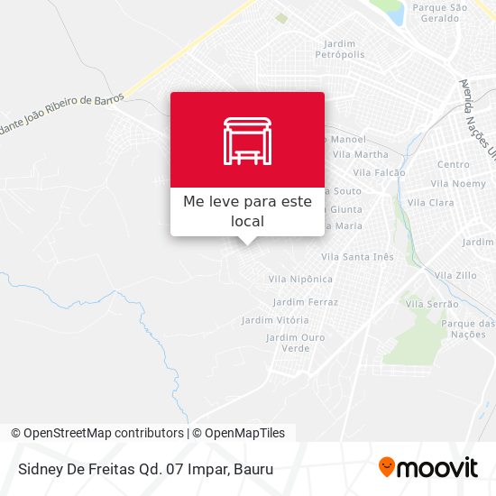 Sidney De Freitas Qd. 07 Impar mapa