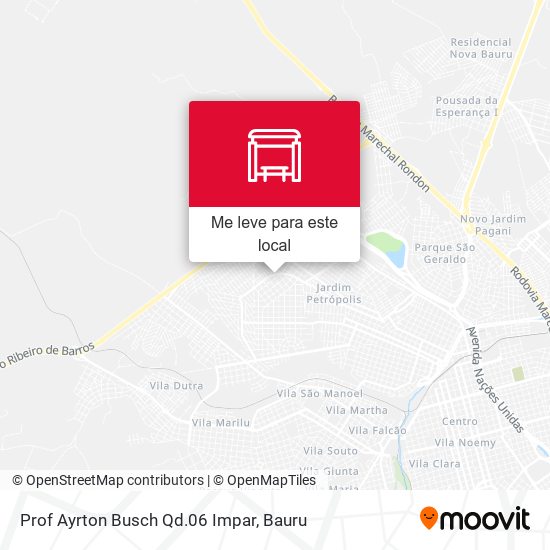 Prof Ayrton Busch Qd.06 Impar mapa