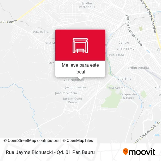 Rua Jayme Bichuscki - Qd. 01 Par mapa