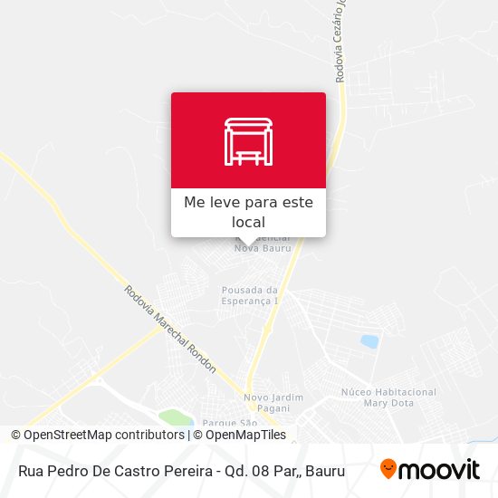Rua Pedro De Castro Pereira - Qd. 08 Par, mapa