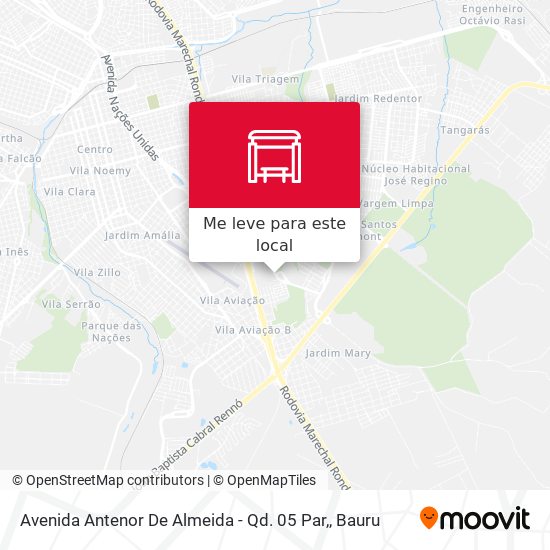 Avenida Antenor De Almeida - Qd. 05 Par, mapa