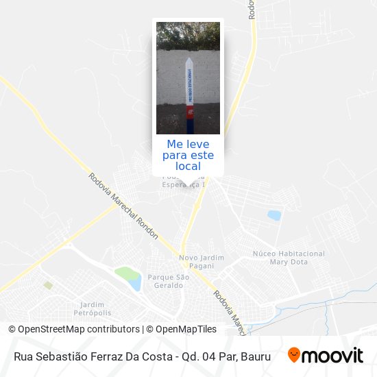 Rua Sebastião Ferraz Da Costa - Qd. 04 Par mapa