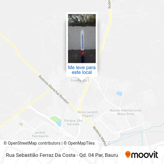 Rua Sebastião Ferraz Da Costa - Qd. 04 Par mapa