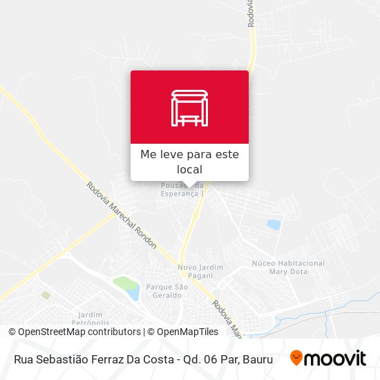 Rua Sebastião Ferraz Da Costa - Qd. 06 Par mapa