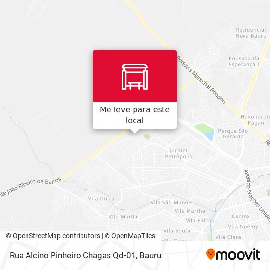 Rua Alcino Pinheiro Chagas Qd-01 mapa