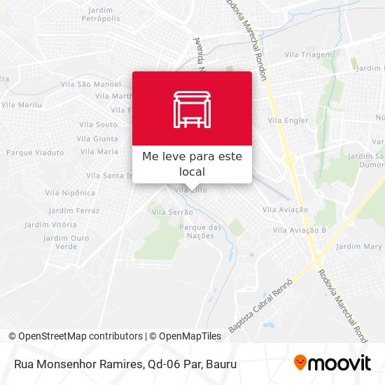 Rua Monsenhor Ramires, Qd-06 Par mapa