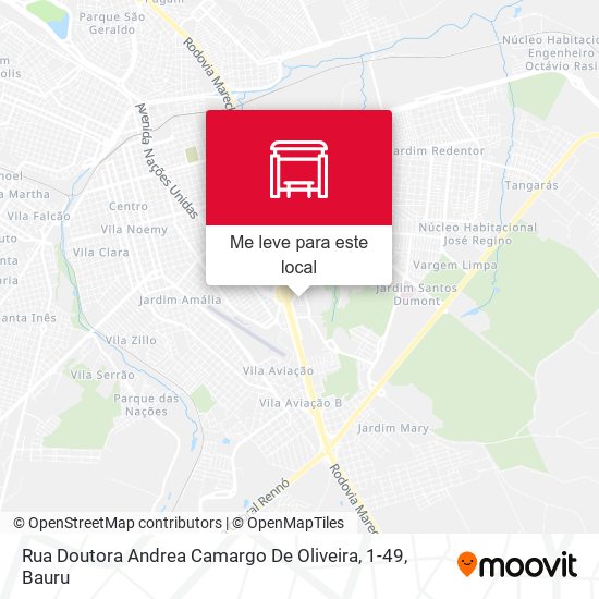 Rua Doutora Andrea Camargo De Oliveira, 1-49 mapa