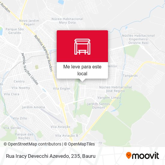 Rua Iracy Devecchi Azevedo, 235 mapa