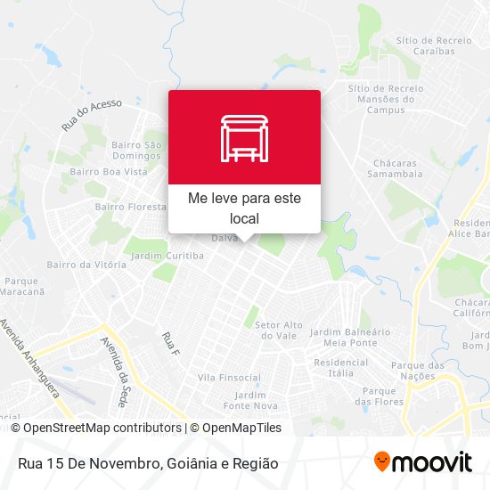 Rua 15 De Novembro mapa