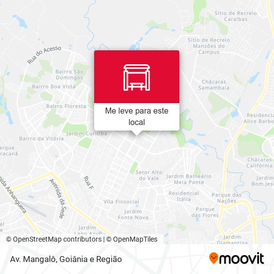 Av. Mangalô mapa