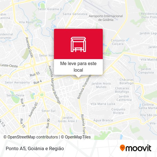 Ponto A5 mapa