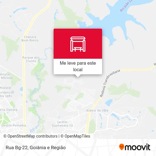 Rua Bg-22 mapa