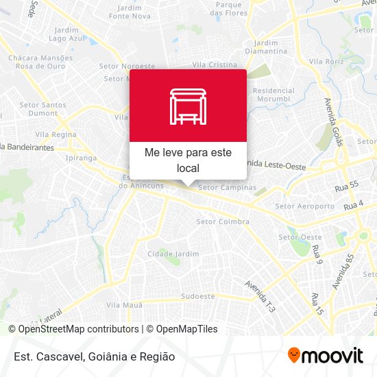 Est. Cascavel mapa