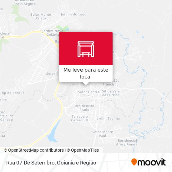 Rua 07 De Setembro mapa