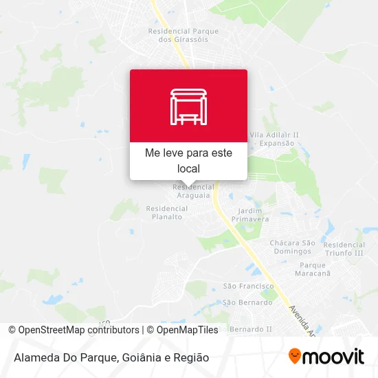 Alameda Do Parque mapa