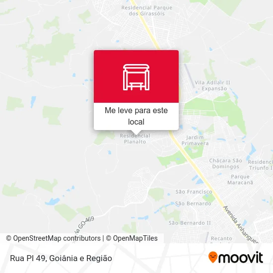 Rua Pl 49 mapa