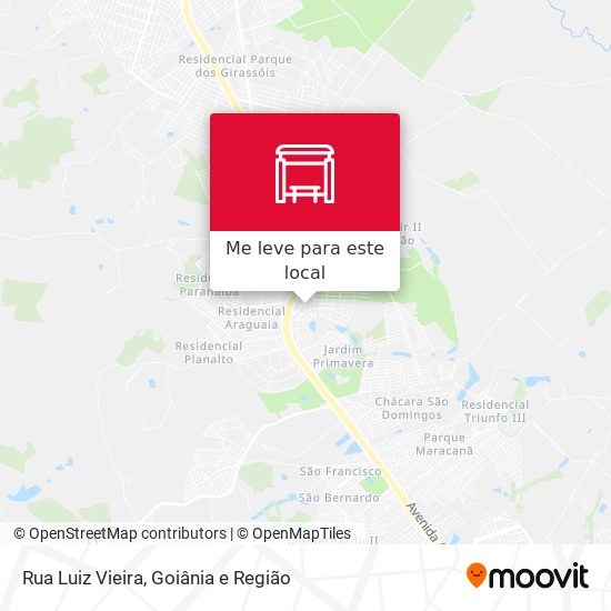 Rua Luiz Vieira mapa