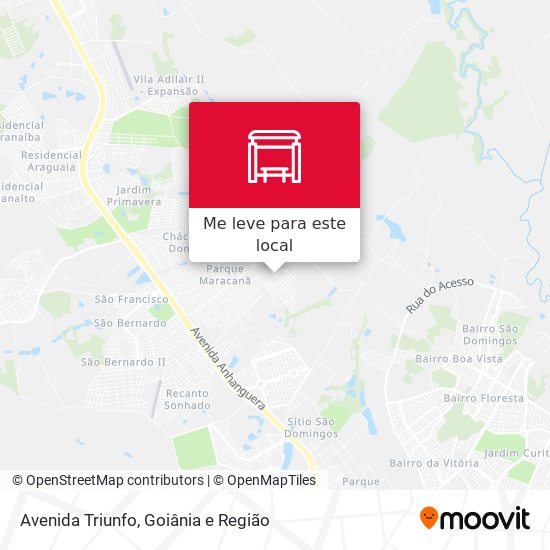 Avenida Triunfo mapa