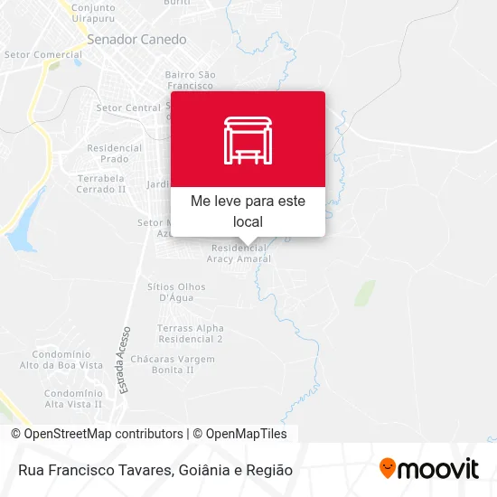 Rua Francisco Tavares mapa