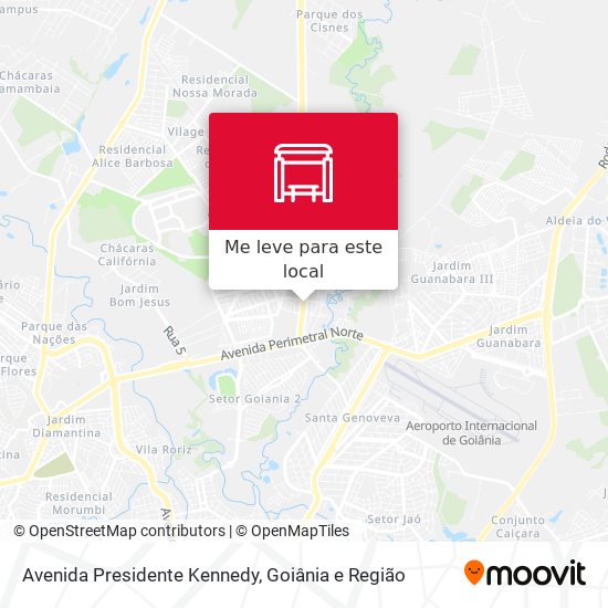 Avenida Presidente Kennedy mapa