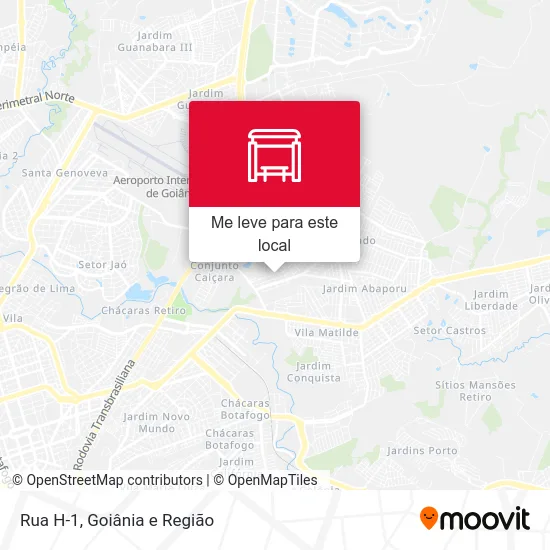 Rua H-1 mapa