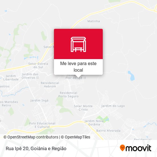 Rua Ipê 20 mapa