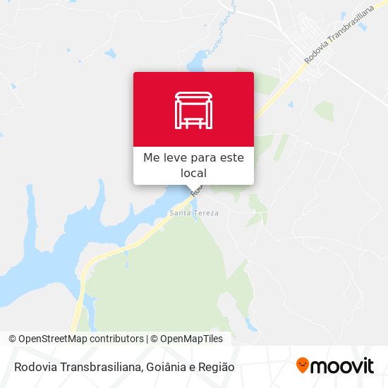 Rodovia Transbrasiliana mapa